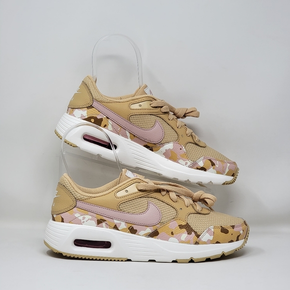 Nike Air Max SC Women's Size 8 Camo Seasame/Sail/Pink Shoes DX3733-200 New - Picture 3 of 11